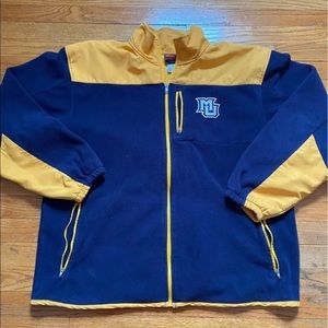 Marquette university vintage fleece zip up